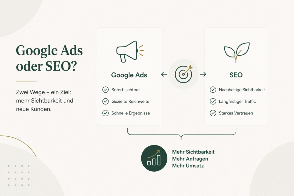 Google Ads oder SEO?